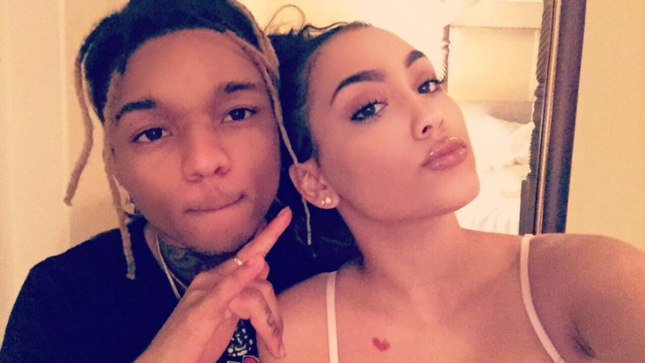 Swae Lee with his ex-girlfriend, Marliesia Ortiz.