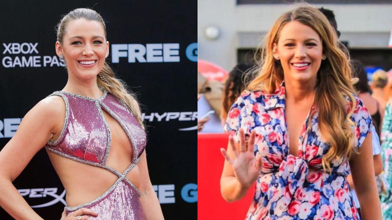 Blake Lively before and after weight gain.