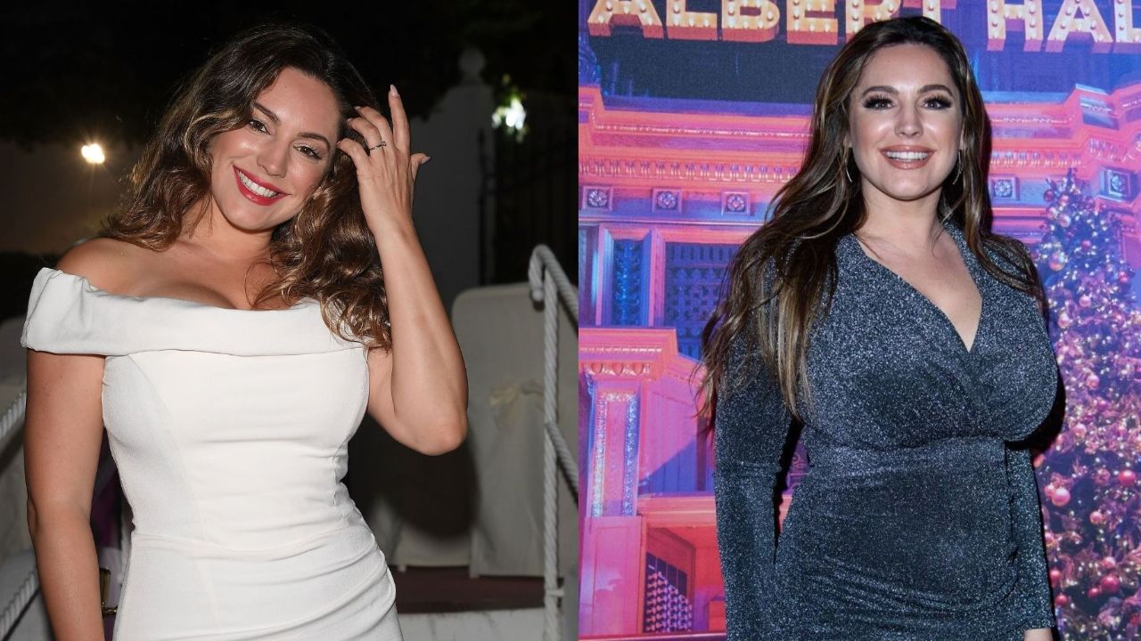 Kelly Brook before and after weight gain.