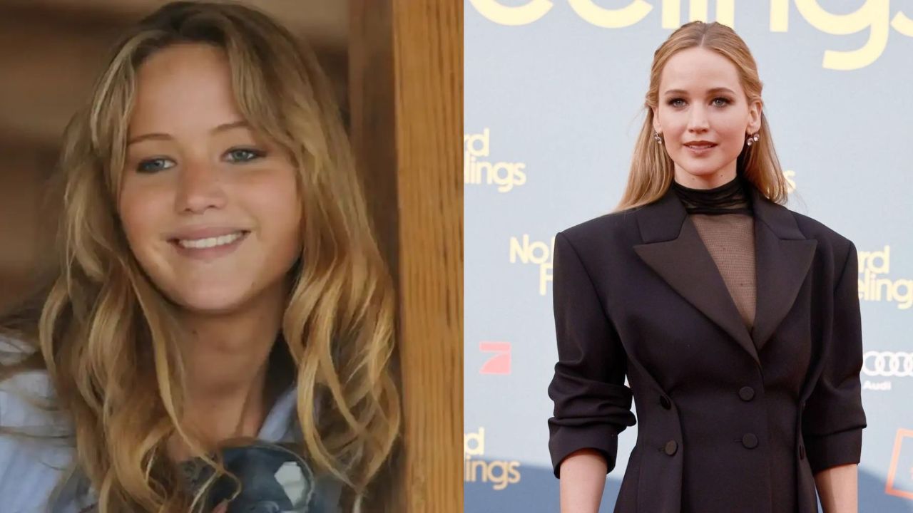 Jennifer Lawrence before and after a nose job. houseandwhips.com