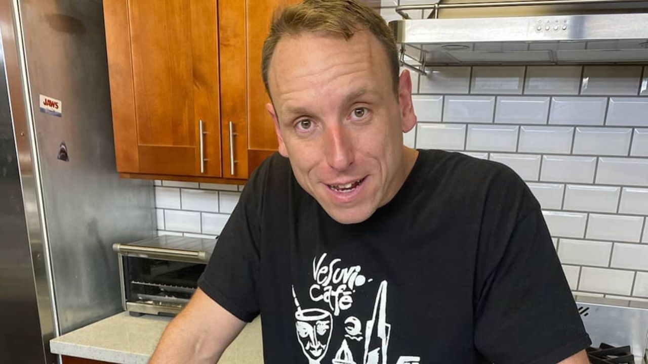 Joey Chestnut looks great in his weight loss appearance. houseandwhips.com
