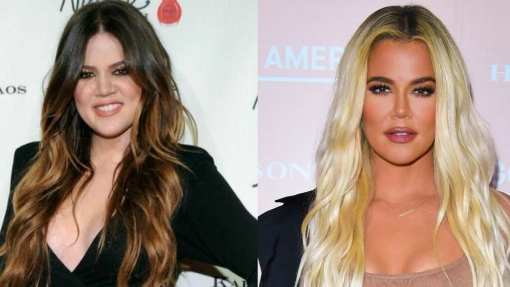 Khloe Kardashian's appearance looks drastically different in her before and after nose job pictures. houseandwhips.com