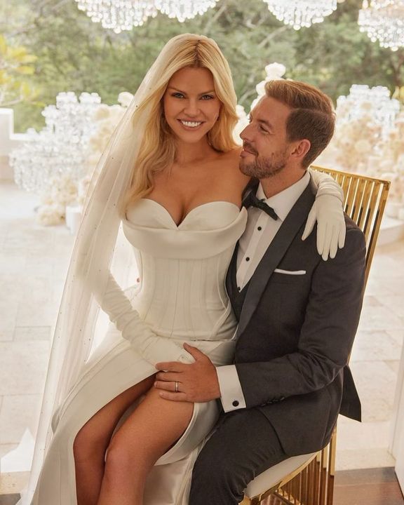 Sophie Monk and her husband, Joshua Gross. houseandwhips.com