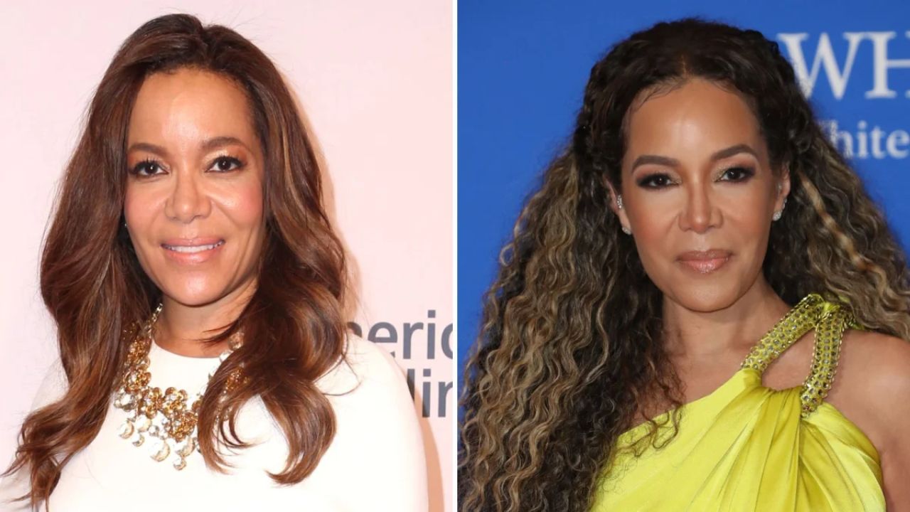 Sunny Hostin before and after a nose job. houseandwhips.com