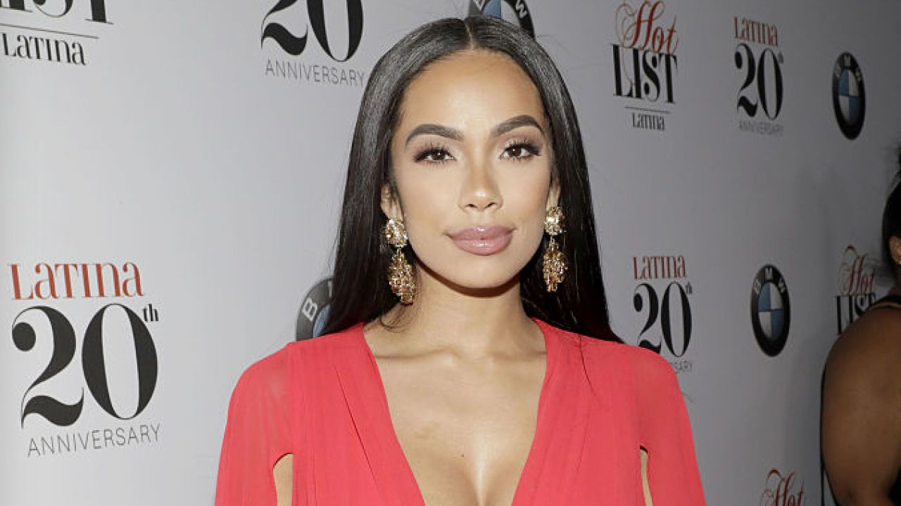 Erica Mena is suspected of having a nose job, lip fillers, and cat-eye surgery to get a whole new face. houseandwhips.com

