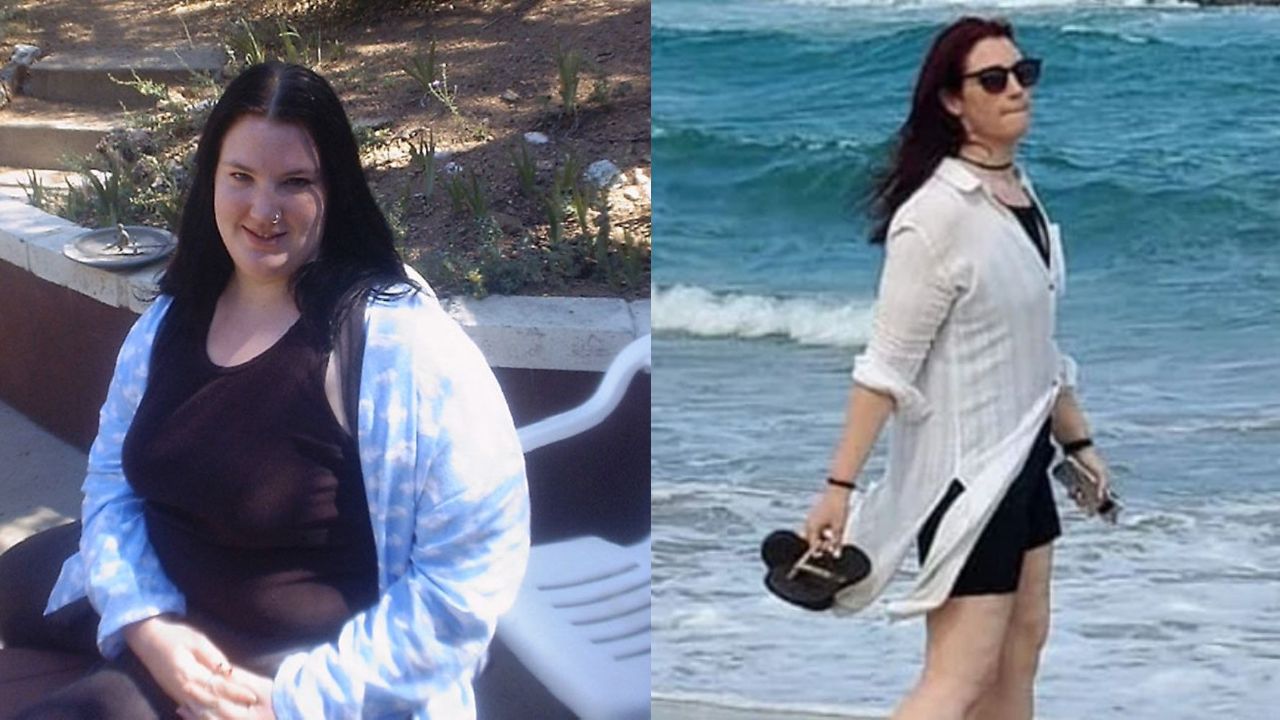 Ivy Snitzer before and after weight loss. houseandwhips.com