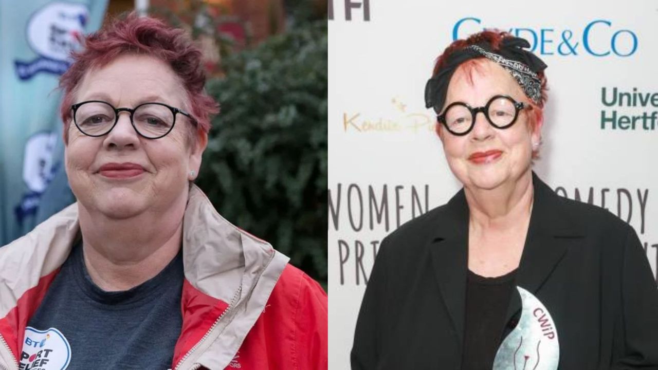 Jo Brand before and after weight loss. houseandwhips.com