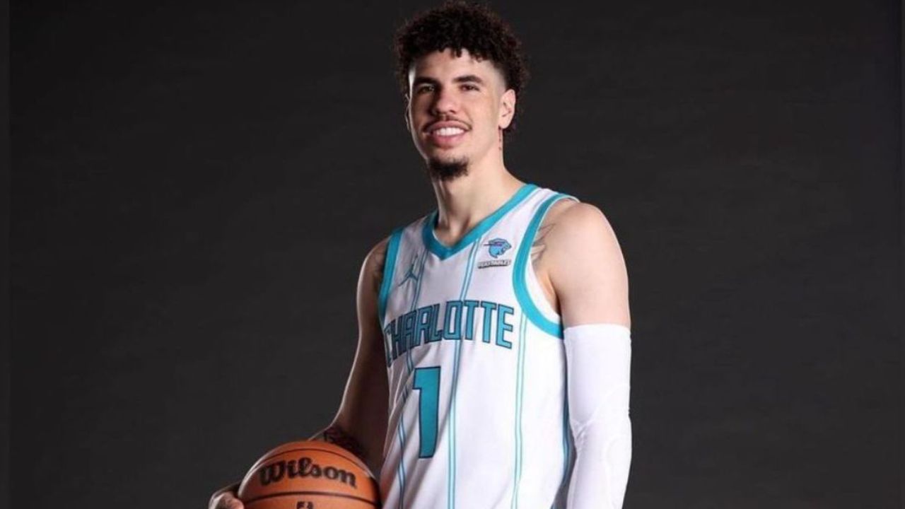 LaMelo Ball plays as a point guard from the Charlotte Hornets. houseandwhips.com