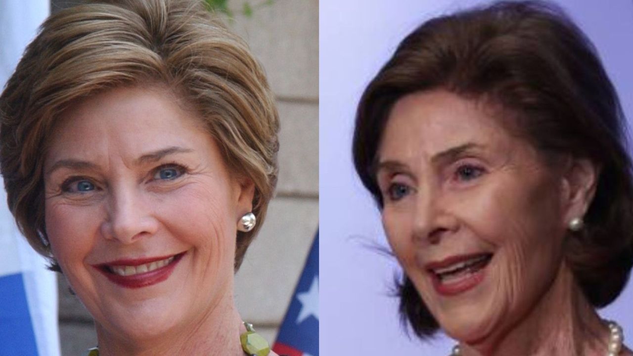 Laura Bush before and after plastic surgery. houseandwhips.com