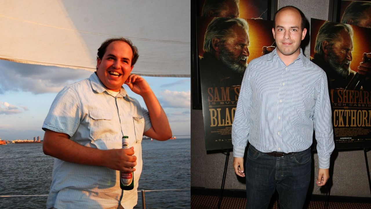 Brian Stelter had a 75-pounds weight loss in 2010. houseandwhips.com