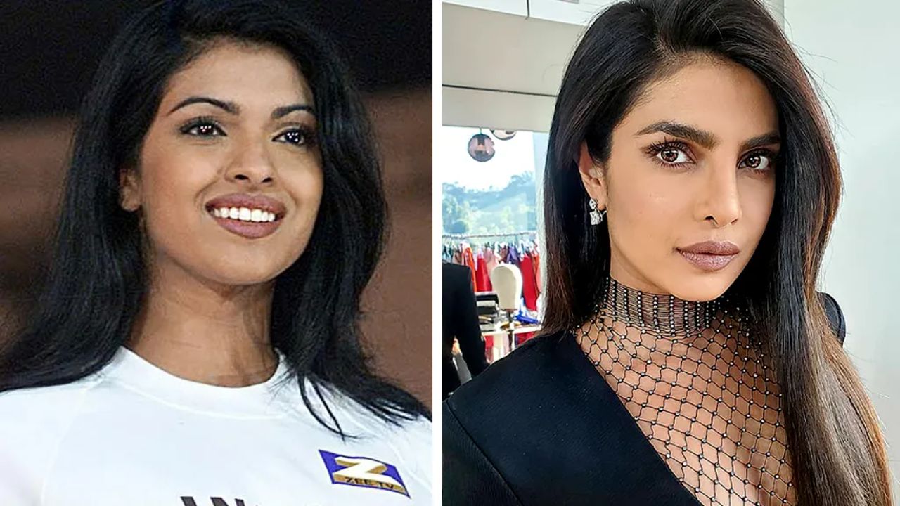 Priyanka Chopra before and after a nose job. houseandwhips.com