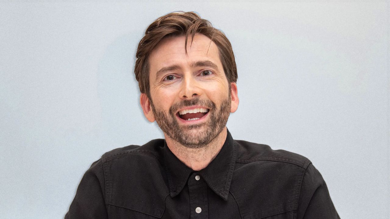 David Tennant appears as though he has had a bit of weight loss. houseandwhips.com