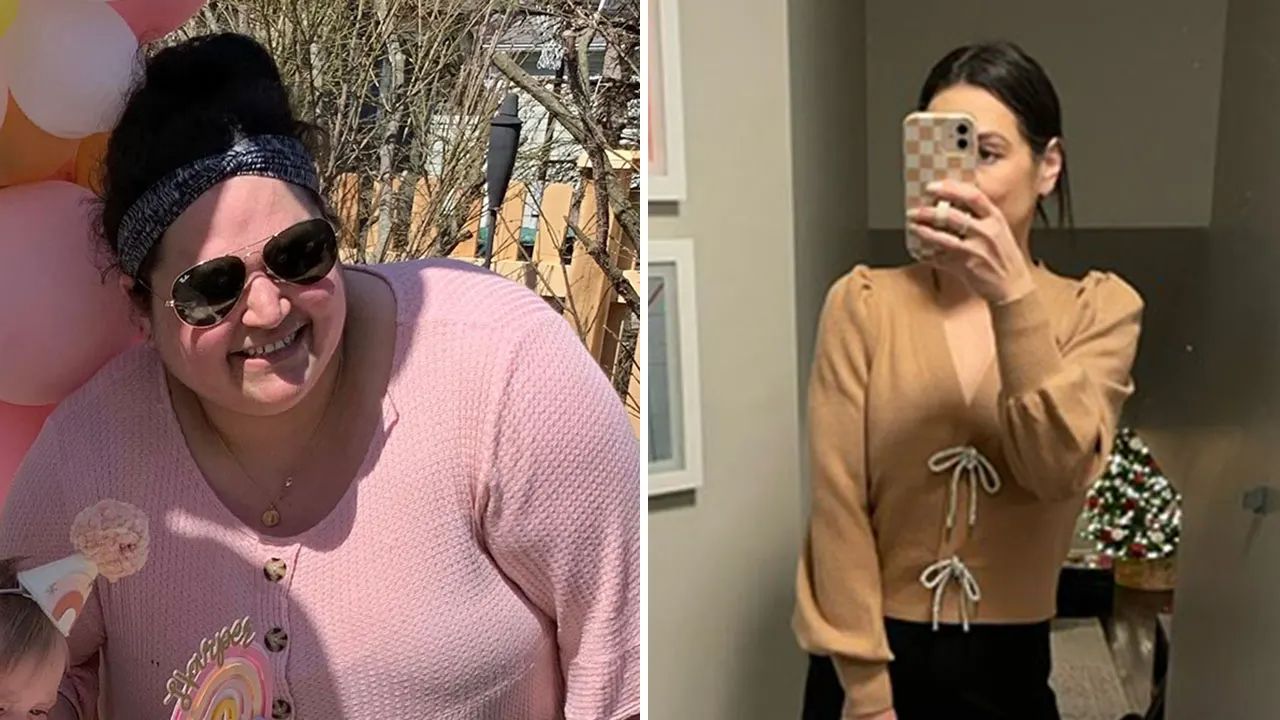 Amy Kane had a weight loss of 100 pounds after taking Mounjaro. houseandwhips.com