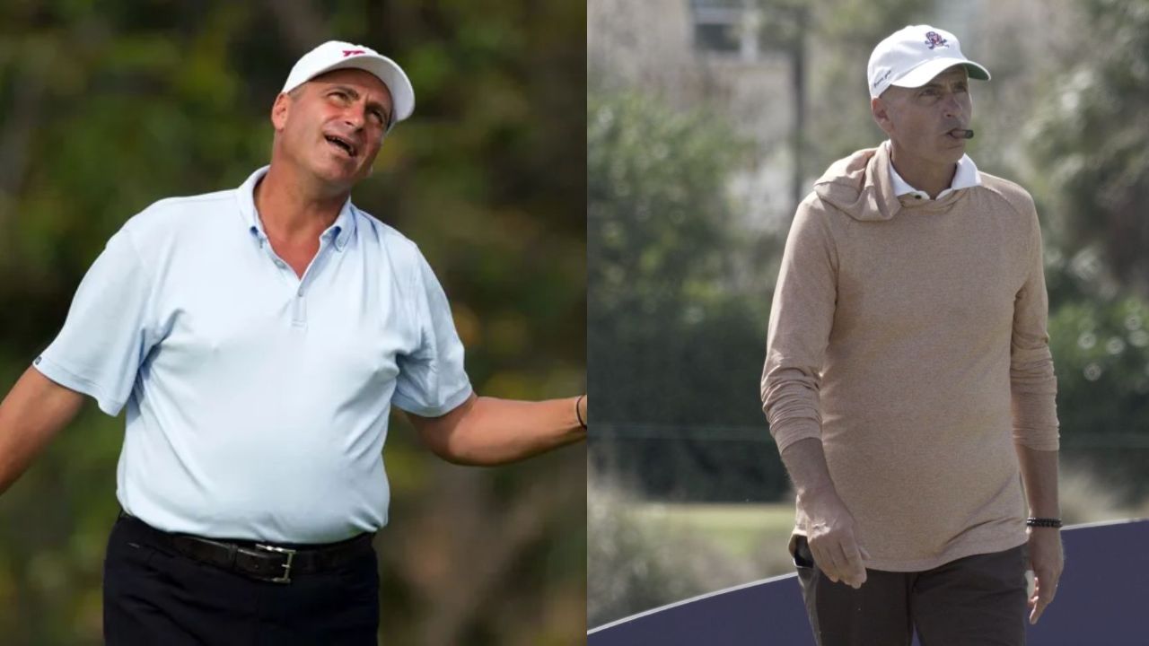Golfer Rocco Mediate underwent a dramatic physical transformation over several years. houseandwhips.com