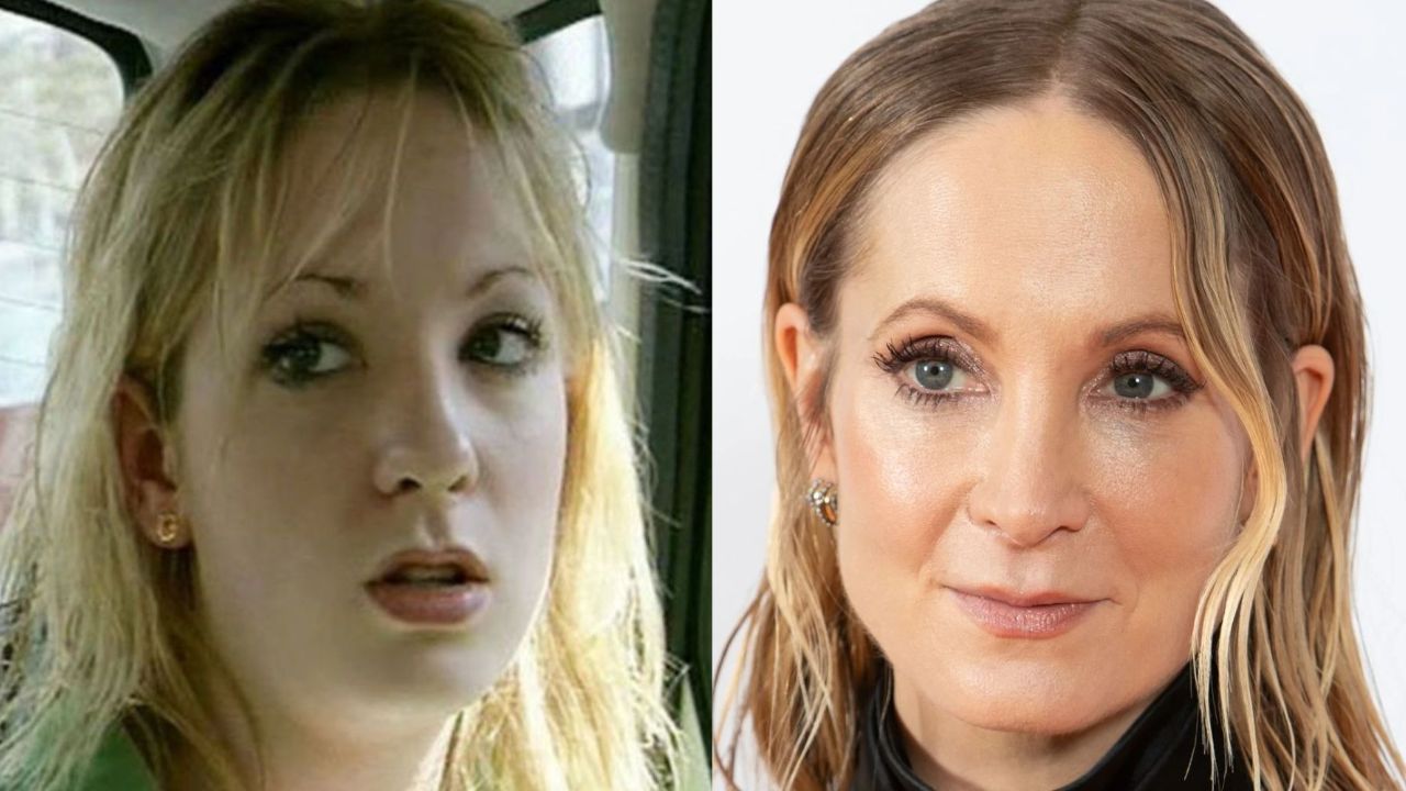 Joanne Froggatt before and after the alleged cosmetic work on her nose. houseandwhips.com 