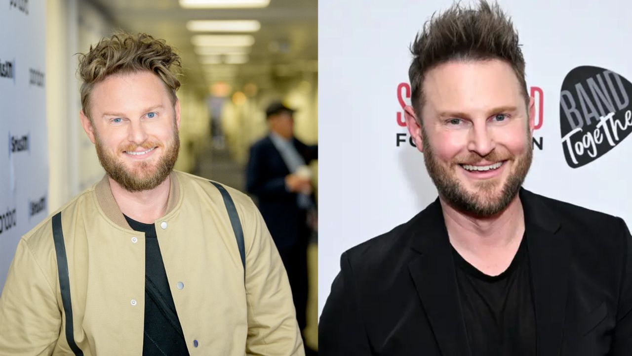 Queer Eye's Bobby Berk before and after 25 lbs weight loss.