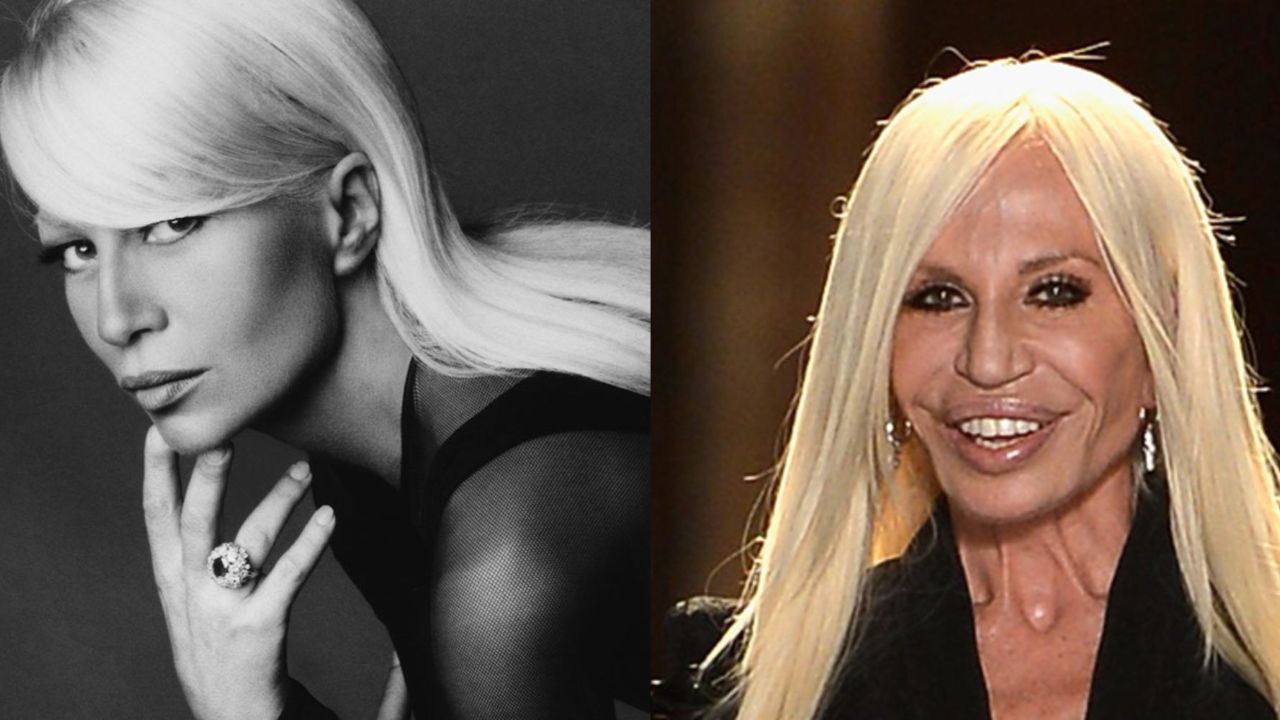 Donatella Versace Before Plastic Surgery: Under All the Make