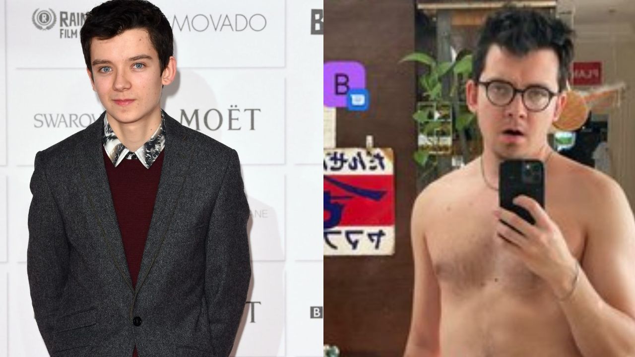 Asa Butterfield has undergone a bit of a weight gain. houseandwhips.com
