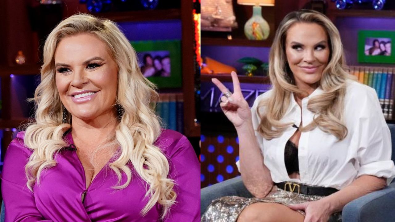 Heather Gay's new face has sparked plastic surgery speculations. houseandwhips.com