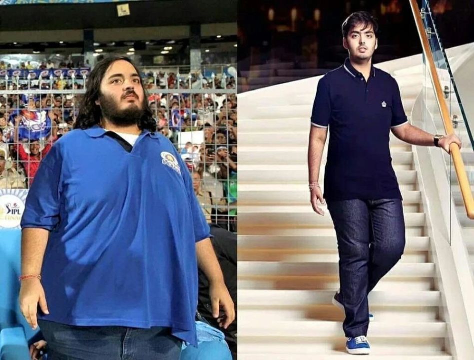 Anant Ambani turned skinny after 108 kg weight loss.