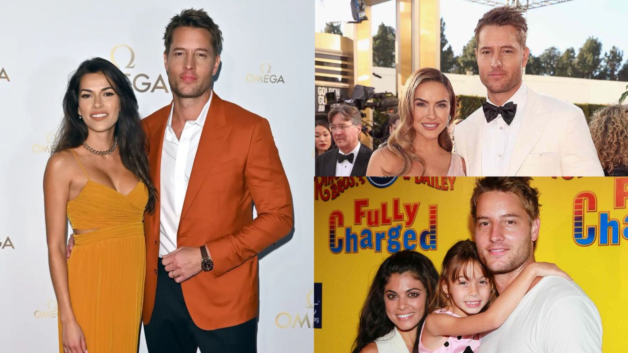 Justin Hartley married his first wife Lindsay Korman, in 2004, and they share a 20-year-old daughter, Isabella; he then married Chrishell Stause in 2017 (divorced 2019) before tying the knot with his current spouse Sofia Pernas in 2021.