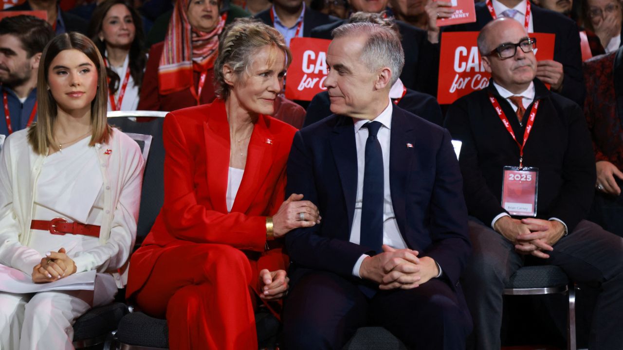 Mark Carney's wife is Diana Fox Carney, a 59-year-old economist; they have four daughters—Cleo (early 20s), Tess, Amelia, and Sasha (24), who is a non-binary trans activist.