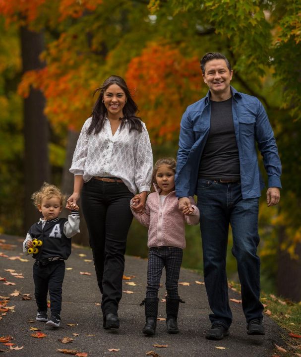 Pierre Poilievre is married to his wife Anaida Poilievre (née Galindo), and they have two children: a daughter, Valentina (age 7), and a son, Cruz (age 4).