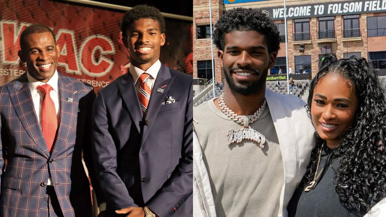 Shedeur Sanders' parents—his father, NFL legend Deion Sanders, and his mother, fitness entrepreneur Pilar Sanders—shaped him into a top quarterback through their high-profile careers and relentless support.