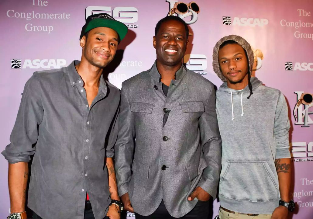 Brian McKnight with his disowned sons, Brian Jr. and Niko.