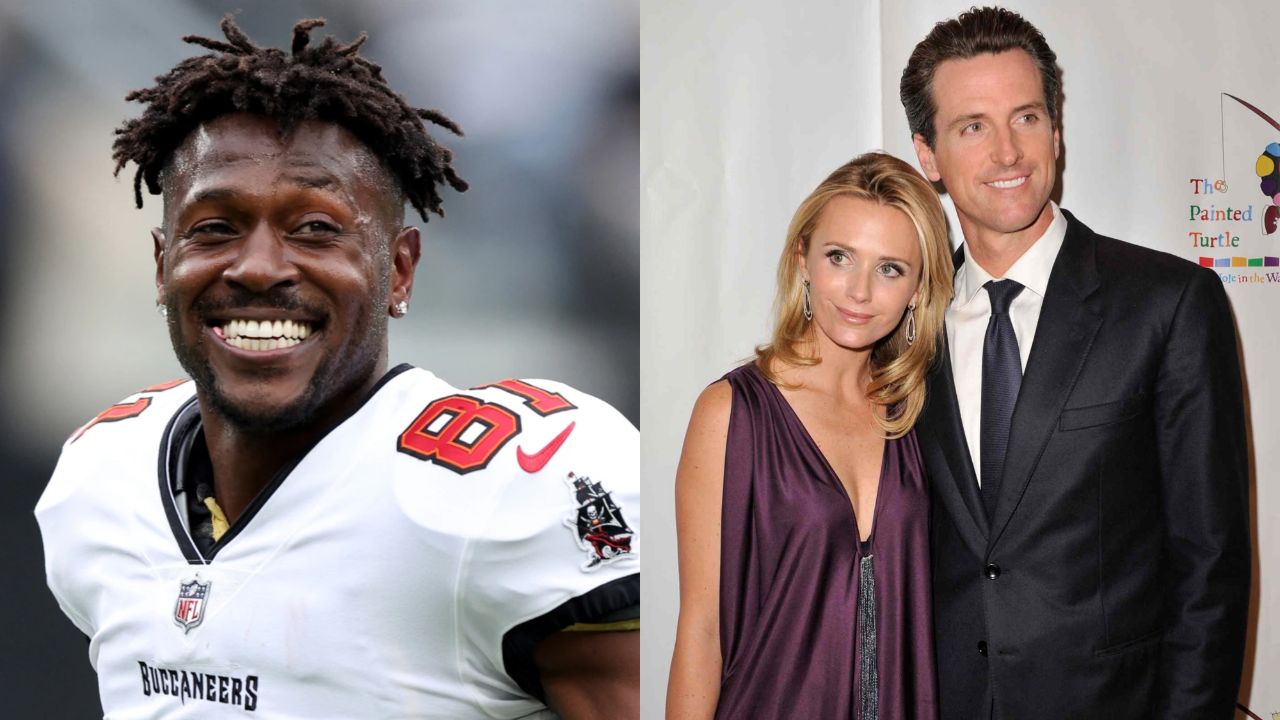 Explained: Antonio Brown's Claim About Gavin Newsom's Wife