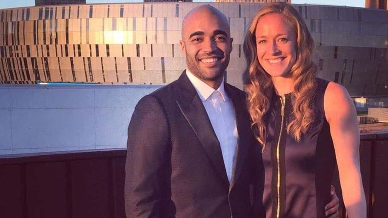 Becky Sauerbrunn with her longtime partner, Zola Short.