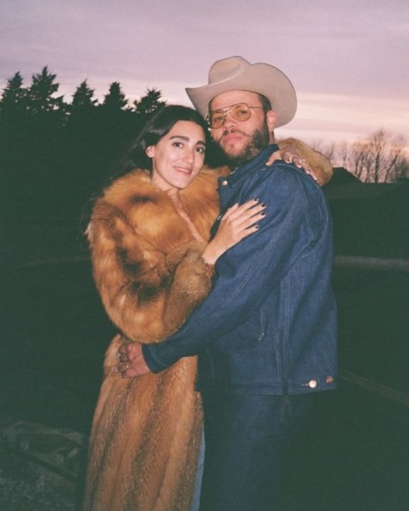 Charley Crockett with his wife, Taylor Day Grace.