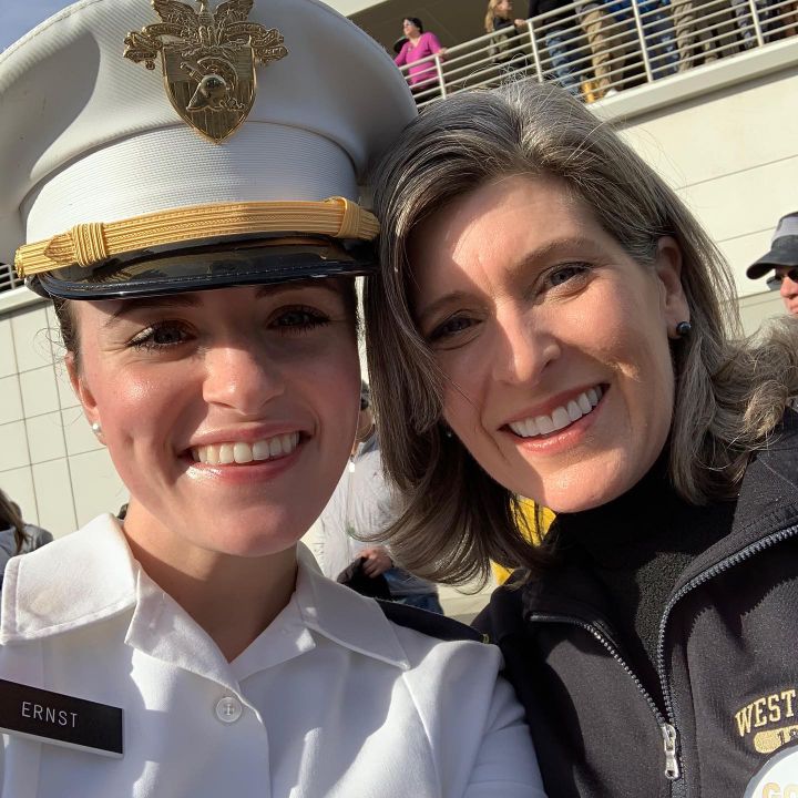 Joni Ernst with her daughter, Libby Ernst.
