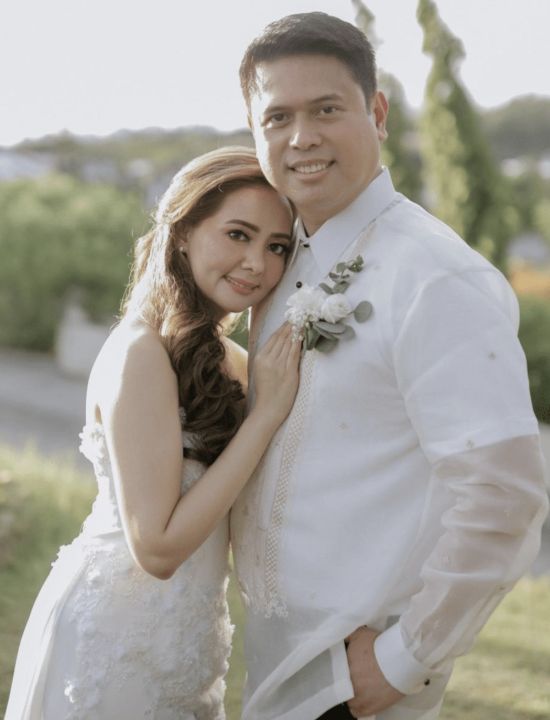 Lindsay Custodio with her estranged husband, Frederick Cale.