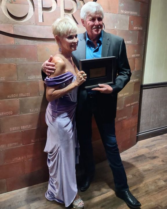 Lorrie Morgan with her husband, Randy White.