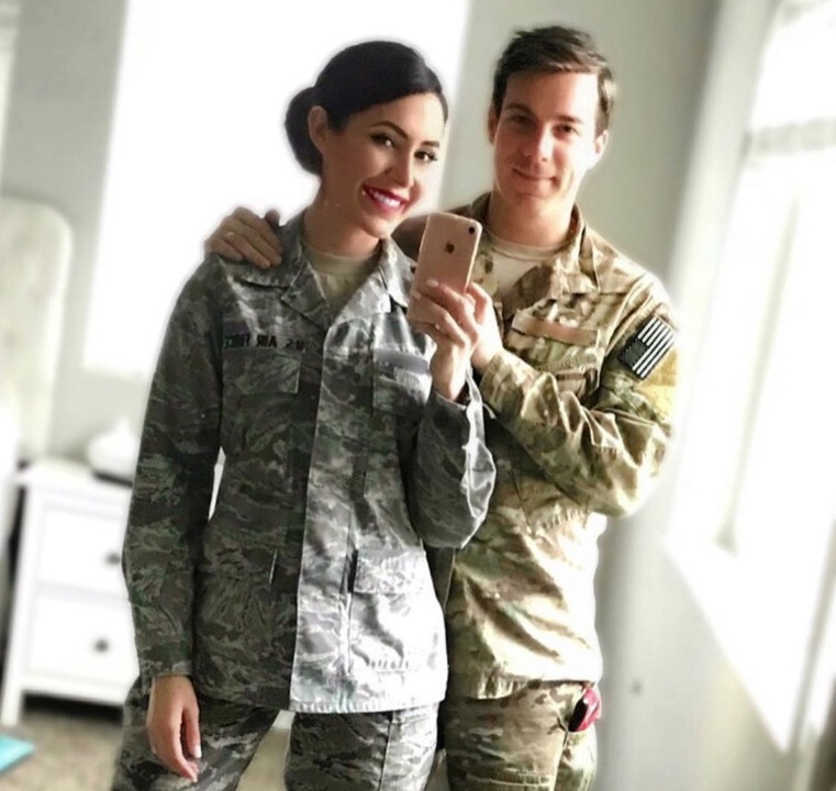 Anna Paulina Luna with her husband, Andrew Gamberzky.