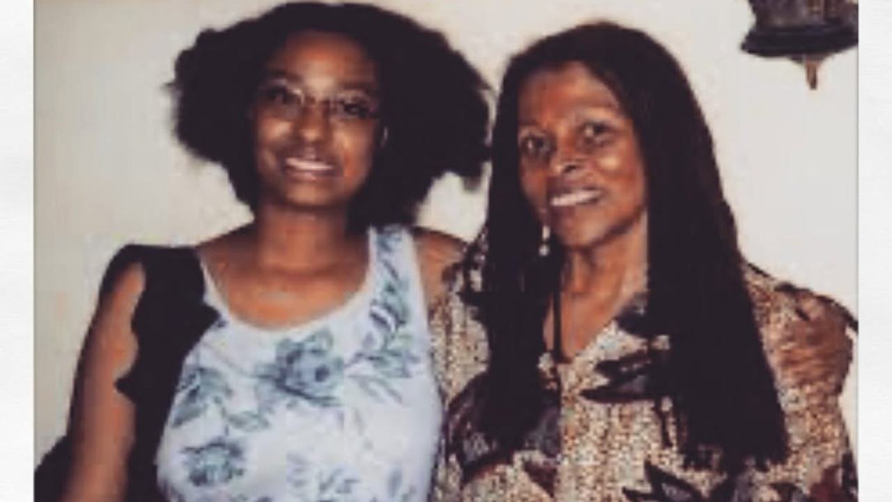 Assata Shakur with her daughter, Kakuya Shakur.