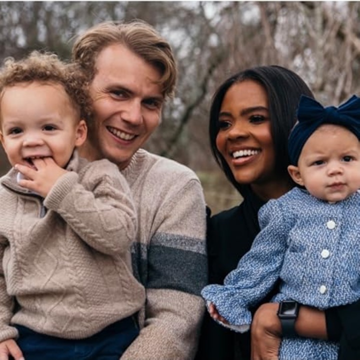 Candace Owens with her husband and kids.