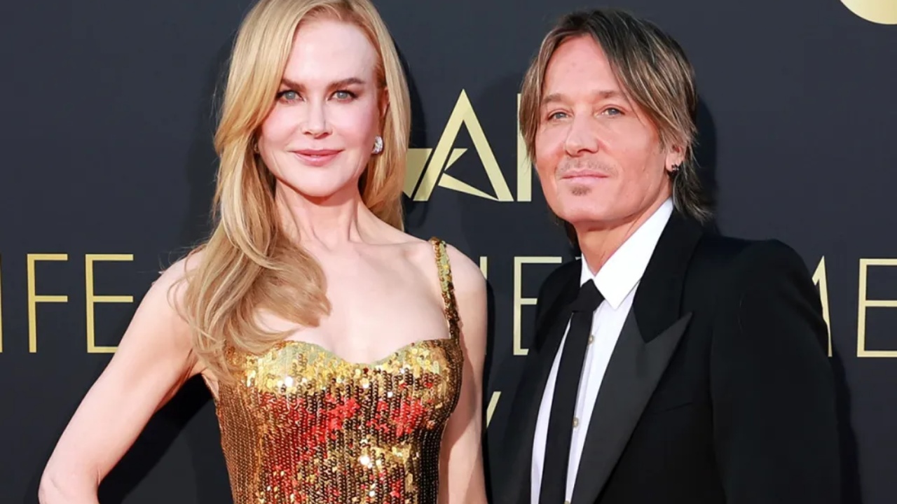 Nicole Kidman with her husband, Keith Urban.