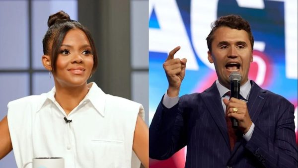 Was Candace Owens at the Charlie Kirk Memorial Service?
