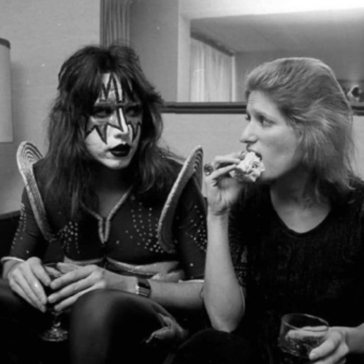 Ace Frehley with his ex-wife, Jeanette Trerotola.