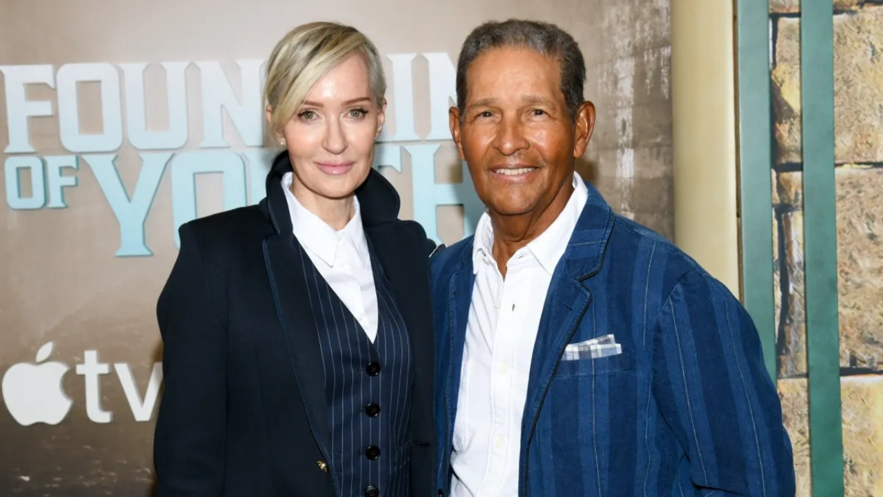 Bryant Gumbel with his wife, Hilary Quinlan.