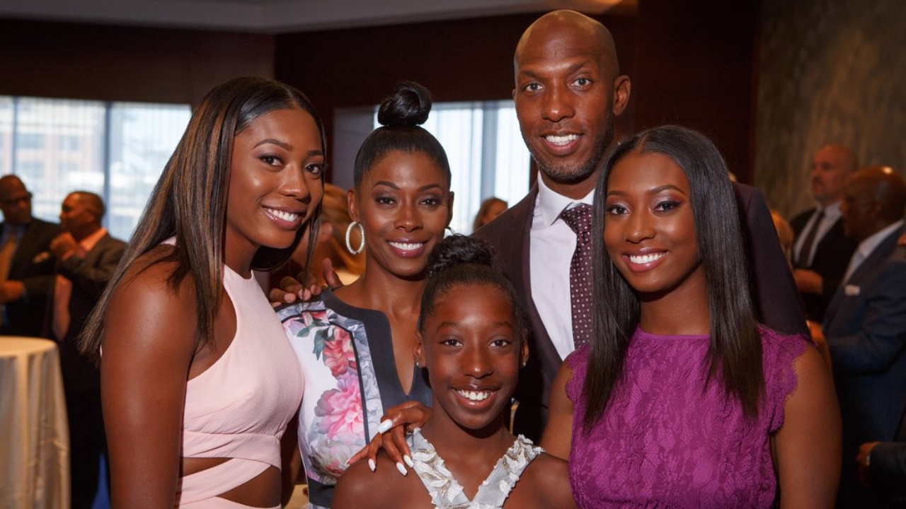 Chauncey Billups with his wife, Piper Riley.
