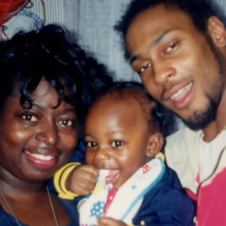 D’Angelo and Angie Stone with their son, Michael.