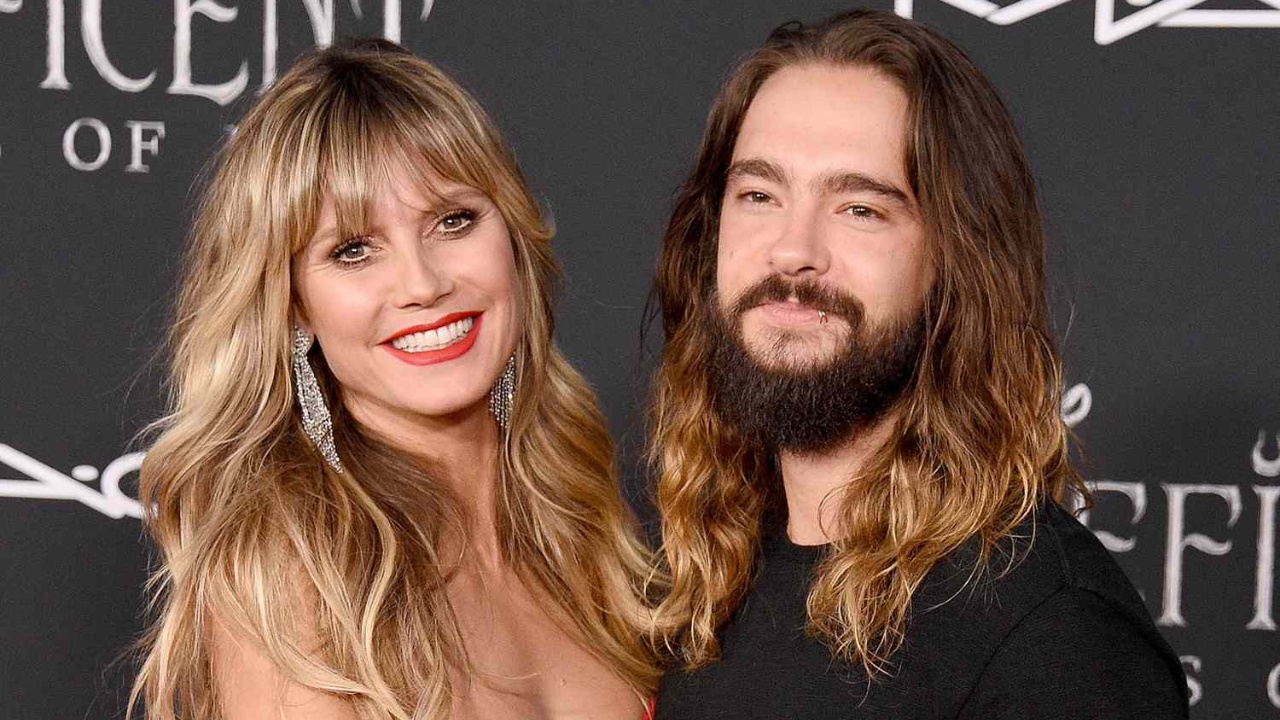 Heidi Klum with her husband, Tom Kaulitz.