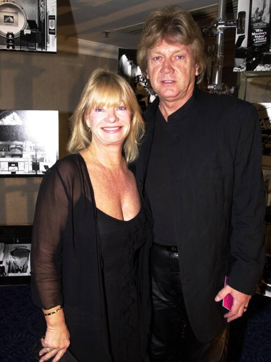 John Lodge with his wife, Kirsten Lodge.