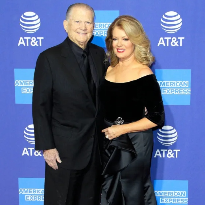 Mary Hart with her husband, Burt Sugarman.